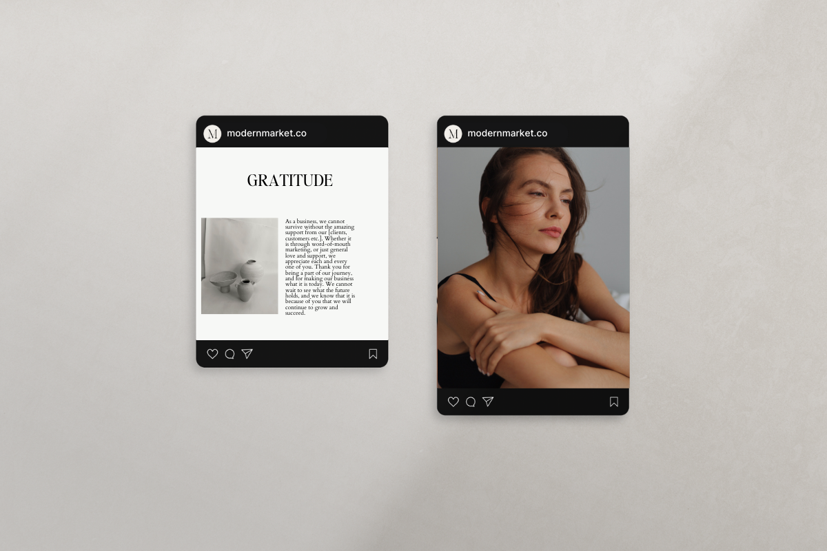 WORDSMITH MEMBERSHIP | Social Media Captions - Modern Market