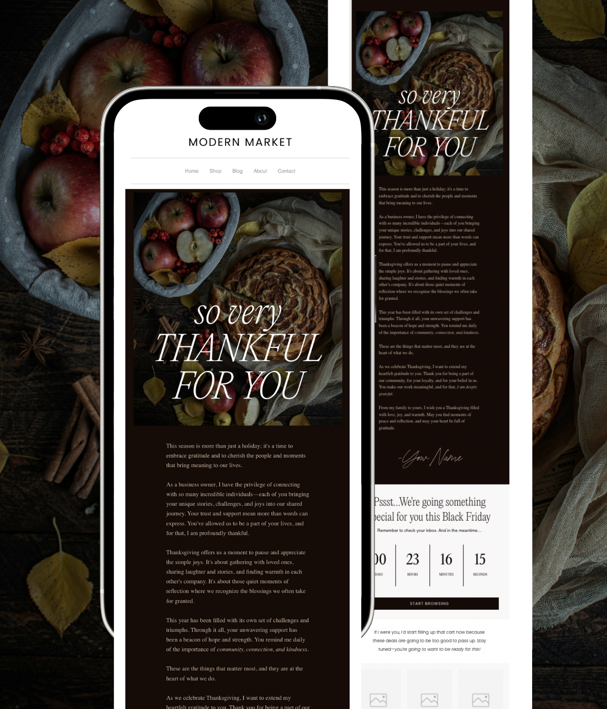 Thanksgiving Flodesk Template - Modern Market