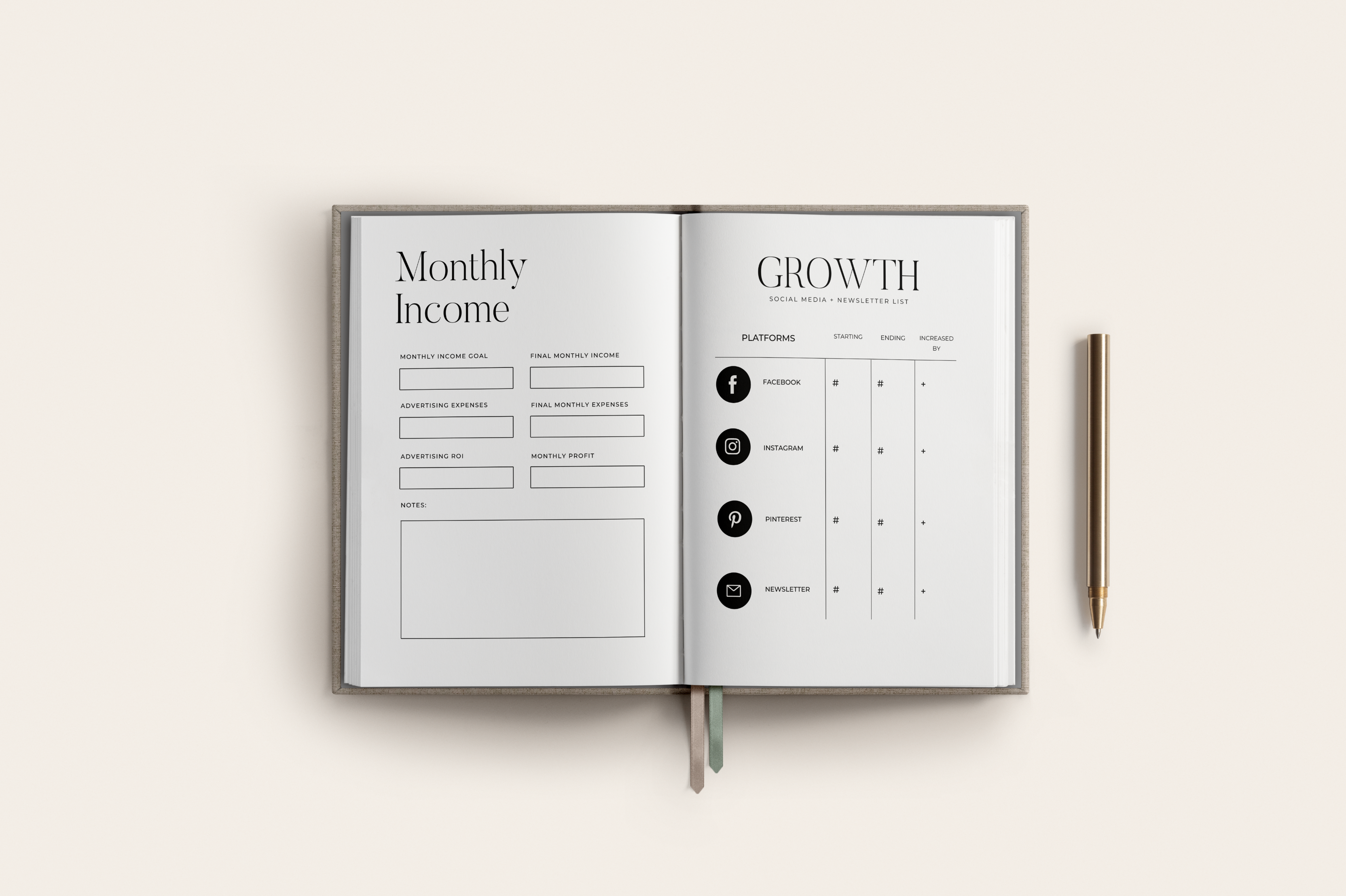 FREE (NEW) 2025 Business Planner - Modern Market