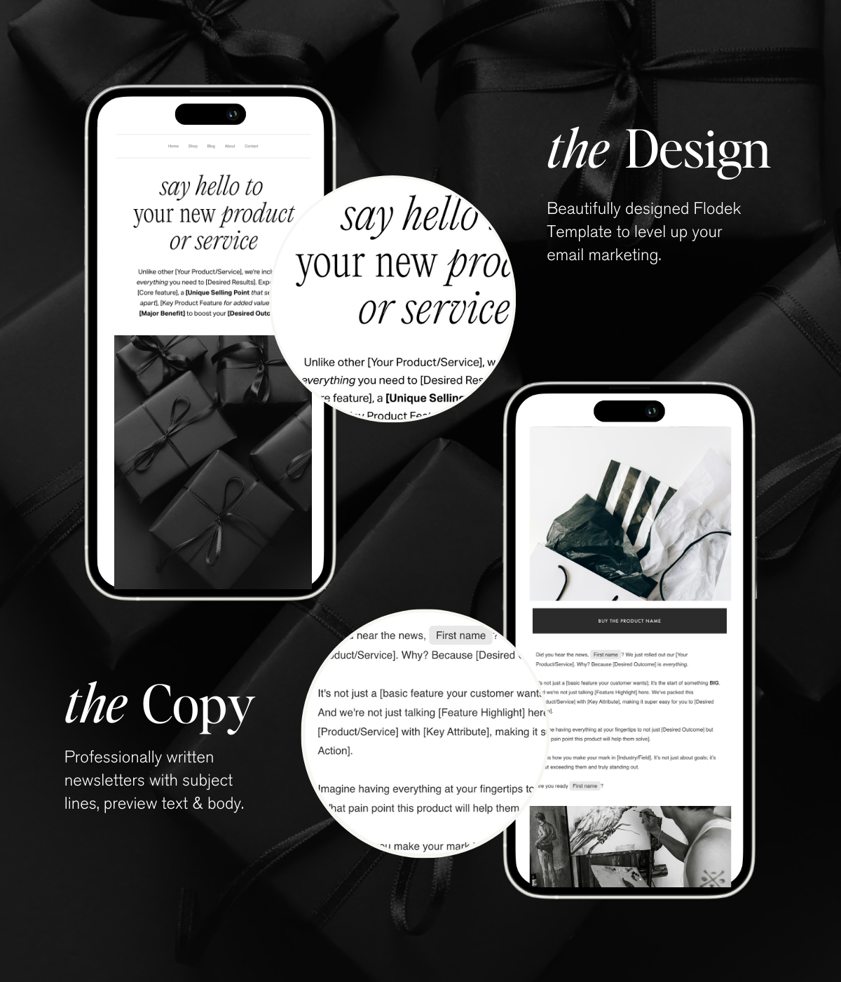 Black Friday Sale Flodesk Template - Modern Market