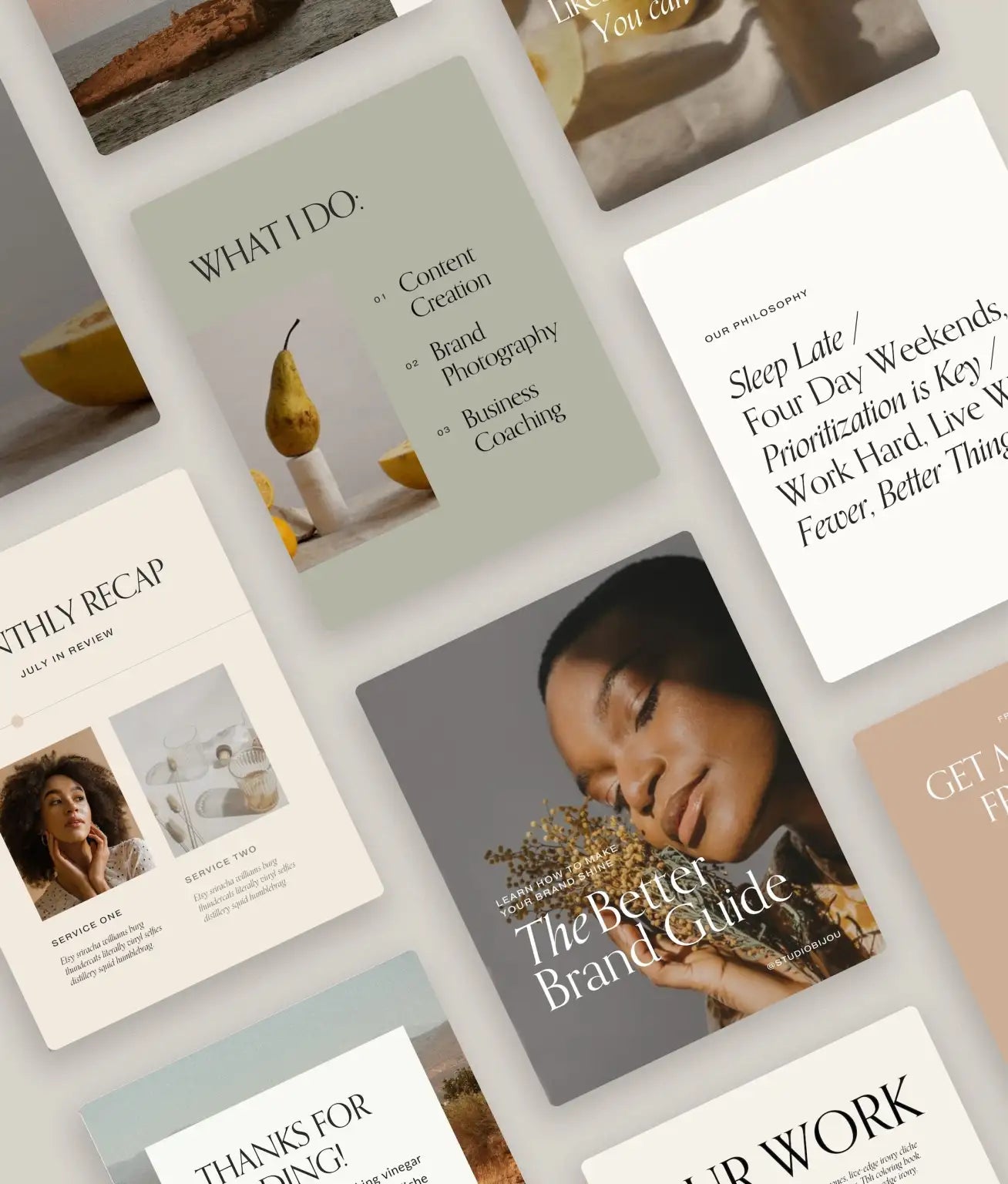 Bijou Social Media Canva Templates - Modern Market