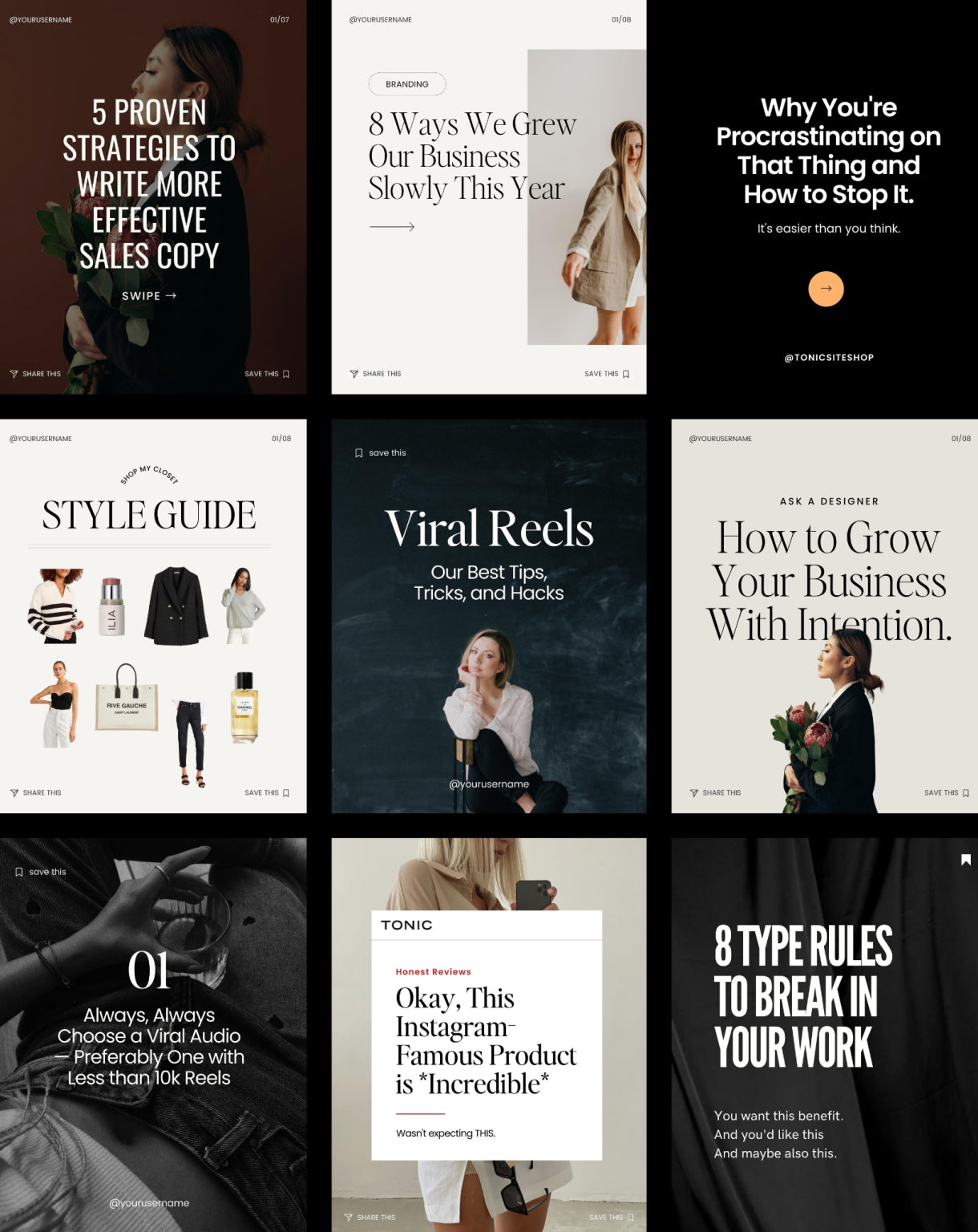 Fernet Content Templates (Batch No. 02) - Modern Market