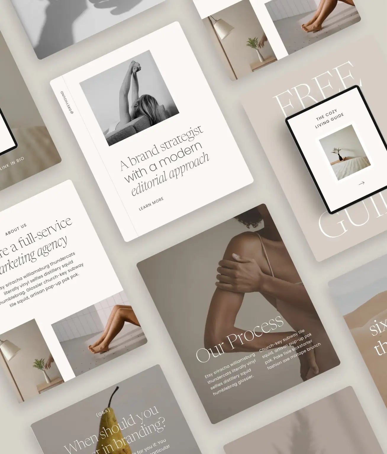 Greyhound Social Media Canva Templates - Modern Market