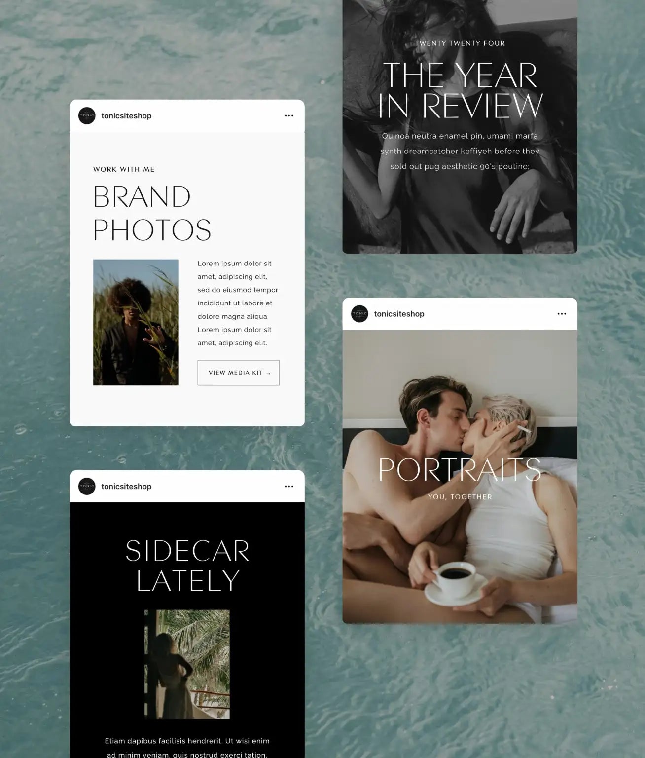 Sidecar Social Media Canva Templates - Modern Market