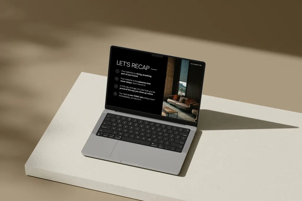 The Speaking + Presentation Canva Slide Deck - Modern Market